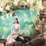 Hoa hậu Lương Thuỳ Linh thả dáng giữa chốn bồng lai tiên cảnh của Cao Bằng