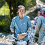 Hoa hậu Lương Thùy Linh nghiền đá, xúc đất, vác vật liệu làm đường