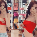 Bị lộ thân hình gầy guộc trơ xương đáng sợ, Ngọc Trinh đăng ngay video vạch áo khoe cơ bụng