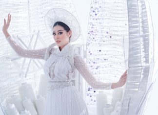 Cận cảnh trang phục dân tộc Khánh Vân trình diễn trong Bán kết Miss Universe 2020, nhưng gây trầm trồ vẫn là thần thái của nàng Hậu