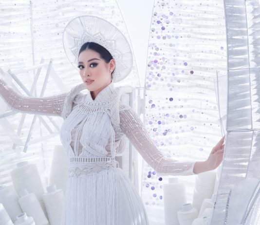 Cận cảnh trang phục dân tộc Khánh Vân trình diễn trong Bán kết Miss Universe 2020, nhưng gây trầm trồ vẫn là thần thái của nàng Hậu