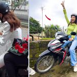 Hoa hậu Thùy Tiên ‘gây sốt’ với hình ảnh chạy xe máy đi sự kiện